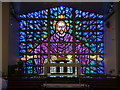 Stained Glass Window at Buckfast Abbey