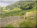 Descending Glencoyne towards  Seldom Seen