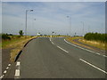 Approaching the A168 roundabout from Dishforth