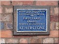 Plaque at Atherstone Station