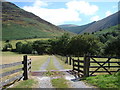 Entrance to Tyn-y-cornel Isaf