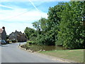 Small duck pond in North Creake, Norfolk.