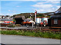 SN5881 : Vale of Rheidol Railway Workshop & Yard , Aberystwyth by John Lucas