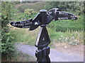 SU7171 : Cool signpost for National Cycle Network route 4 by Chris Matson