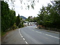 The A4110 road through Wigmore