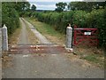 The approach to Thornbush Farm