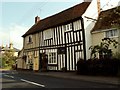 Timber-framed cottages at Wetherden, Suffolk