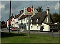 Village sign at Thaxted, Essex