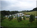 Campsite in Delamont Country Park