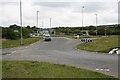 Roundabout north of St Columb Road