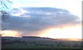 View from Ashbourne Drive,Pontefract to Went Hills.