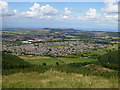 Guisborough housing estates seen from the Cleveland Way