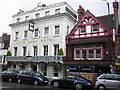 Lewes: White Hart Hotel and Wycherley estate agents