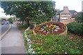 Floral display, High Street, Warsop