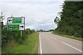 Approaching the A9 northwest of Dornoch.