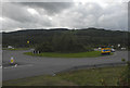 Roundabout on the A465 near Cwmgwrach