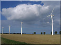 TG4718 : East Somerton wind farm by Stephen Craven