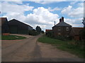 Farm buildings near Gedgrave Hall