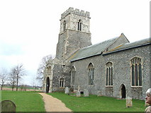 TM1577 : St Nicholas Church - Oakley Suffolk by David Barnes