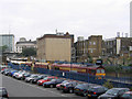 Woolwich Arsenal Station and car park (pre-DLR)