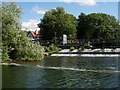 Weir at Sunbury Lock