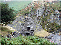 SN6199 : Ruined house by an old mine by John Lucas