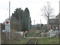 Finghall level crossing and station