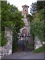 Front gate to St Celynnin