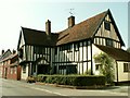 Old timber-framed house in Mendlesham, Suffolk