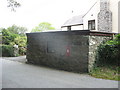 Wall Post Box at Llanfaglan