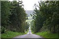 Raws lane; Enoch croft can be seen in the distance.