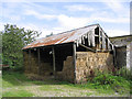 An old hay shed at Clerklands Farm