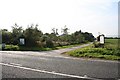 Track to Bogside Farm and Fishery.