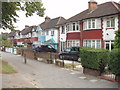 Houses and shared cycle path, Western Avenue, North Acton