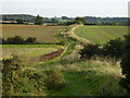 Bridleway over Sand Hill with Castle Howard in the distance