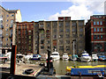 Warehouses backing onto the River Avon