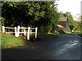 Bridgefoot Farm and footbridge