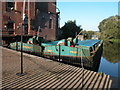 SO8933 : Grain barges moored at Healing's Mill by Philip Halling