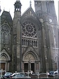 W7966 : Main entrance of Cobh cathedral by Peter Craine