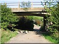 Disused sidings bridge near Grassmoor