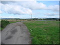 Bridleway from Watling Road, Fryston,  leading over country towards Wheldon Lane.