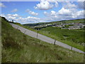 Road leading to the disused Hutch Bank Quarries