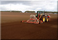 Sowing cereals in autumn near Spindrift Nairn