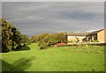 Field bordering council estate, Rastrick