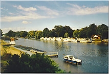 TQ1568 : River Thames at Hampton Court Bridge by Colin Smith