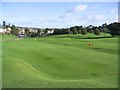 The 1st and 18th green at Hawick Golf Course