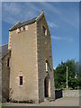 Tower entrance to the church of Our Lady of Perpetual Succour in Chapeltown