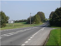 ST9713 : Junction at Cashmoor facing north-east by Toby