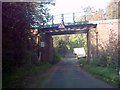 TM4080 : Railway Bridge at Lower Common by Geographer