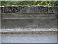 NZ0558 : Inscription on Wheelbirks Bridge (east side) by Clive Nicholson